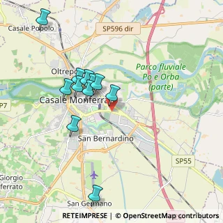 Mappa Via Francesco Negri, 15033 Casale Monferrato AL, Italia (1.77818)