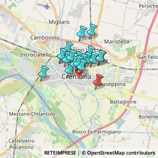 Mappa Via 11 Febbraio, 26100 Cremona CR, Italia (1.08)