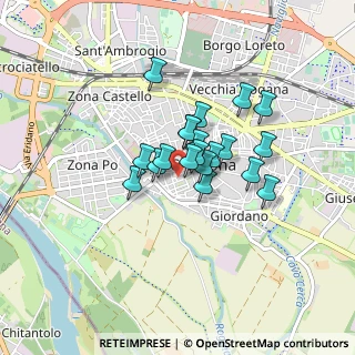 Mappa Via Lorenzo Astegiano, 26100 Cremona CR, Italia (0.5565)