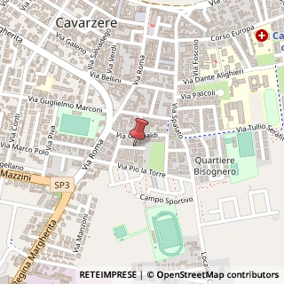 Mappa Via Goffredo Mameli,  5, 30014 Cavarzere, Venezia (Veneto)