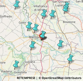 Mappa Via Antonio Piagafetta, 46100 Valdaro MN, Italia (15.76357)