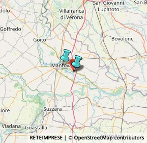 Mappa Via Amerigo Vespucci, 46100 Valdaro MN, Italia (39.98545)
