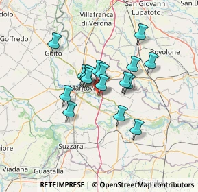 Mappa Via Amerigo Vespucci, 46100 Valdaro MN, Italia (9.89882)