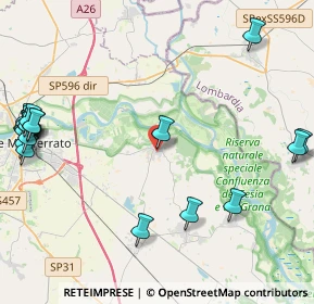 Mappa 15040 Frassineto Po AL, Italia (6.072)