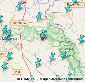 Mappa 15040 Frassineto Po AL, Italia (6.26368)