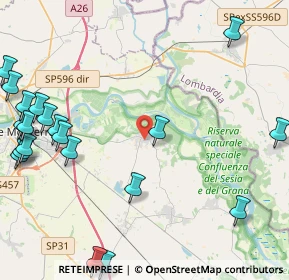 Mappa 15040 Frassineto Po AL, Italia (6.171)