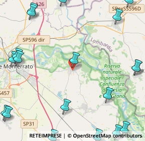 Mappa 15040 Frassineto Po AL, Italia (6.93526)