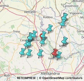 Mappa 15040 Frassineto Po AL, Italia (13.45316)