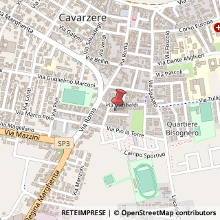 Mappa Via G.Mameli, 1, 30014 Cavarzere, Venezia (Veneto)