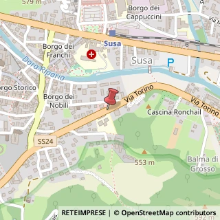Mappa Strada Statale 24,  14, 10059 Susa, Torino (Piemonte)