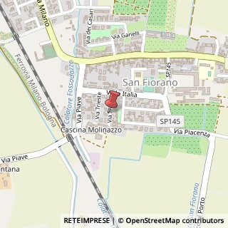 Mappa Via Trento,  15, 26848 San Fiorano, Lodi (Lombardia)