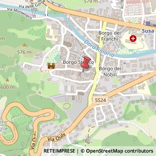 Mappa Via Palazzo di Citt?, 39, 10059 Susa, Torino (Piemonte)