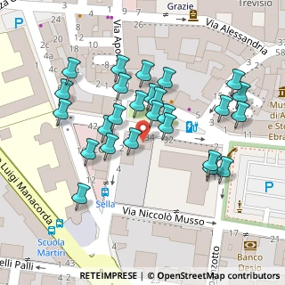Mappa Via Vigliani angolo, 15033 Casale Monferrato AL, Italia (0.05577)