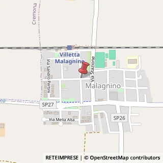 Mappa Via Martiri della Liberta, 65, 26030 Malagnino, Cremona (Lombardia)