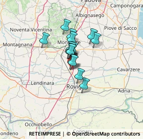 Mappa Via Marconi G., 35048 Stanghella PD, Italia (7.96563)