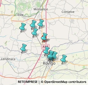 Mappa Via Marconi G., 35048 Stanghella PD, Italia (6.41333)