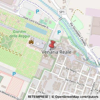 Mappa Via Andrea Mensa, 37, 10090 Venaria Reale, Torino (Piemonte)