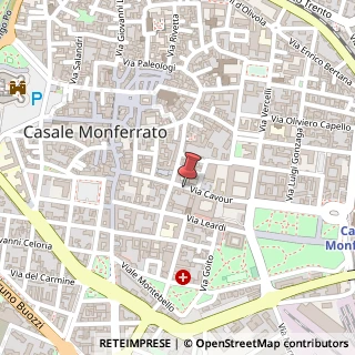 Mappa Via Camillo Benso Cavour, 49, 15033 Casale Monferrato, Alessandria (Piemonte)