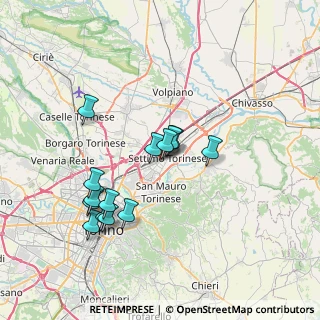 Mappa Via Enrico Fermi, 10036 Settimo Torinese TO, Italia (6.8)