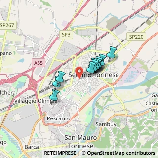 Mappa Via Enrico Fermi, 10036 Settimo Torinese TO, Italia (1.11083)