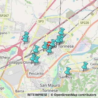Mappa Via Enrico Fermi, 10036 Settimo Torinese TO, Italia (1.59231)