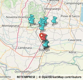 Mappa 35048 Stanghella PD, Italia (8.72833)