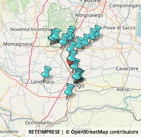 Mappa 35048 Stanghella PD, Italia (9.64632)