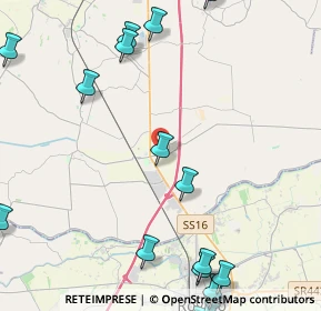 Mappa 35048 Stanghella PD, Italia (6.48944)