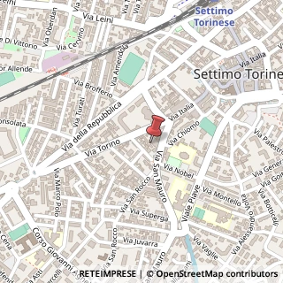 Mappa Via Torino, 7, 10036 Settimo Torinese, Torino (Piemonte)
