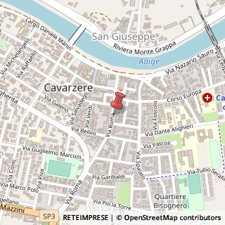 Mappa Via Roma, 27, 30014 Cavarzere, Venezia (Veneto)