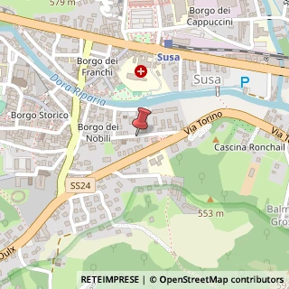 Mappa Via Fratelli Vallero, 8, 10059 Susa, Torino (Piemonte)