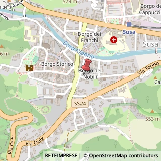 Mappa Via Fratelli Vallero, 5A, 10059 Susa, Torino (Piemonte)
