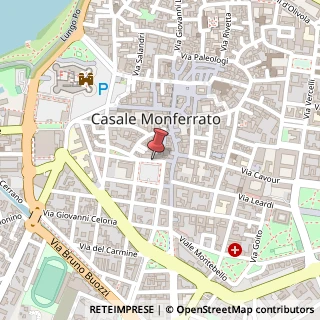 Mappa Piazza s. francesco 25, 15033 Casale Monferrato, Alessandria (Piemonte)