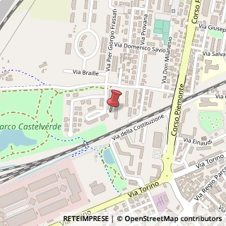 Mappa Via A. de Francisco, 29, 10036 Settimo Torinese, Torino (Piemonte)