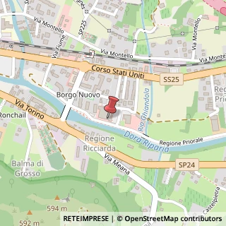 Mappa Via Donatori di Sangue, 21, 10059 Susa, Torino (Piemonte)