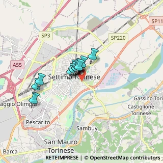 Mappa Via Castiglione, 10036 Settimo Torinese TO, Italia (1.10417)