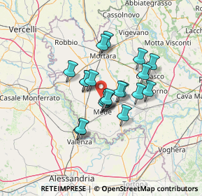 Mappa Strada Provinciale, 27020 Semiana PV, Italia (9.5175)