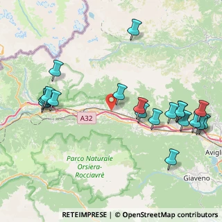 Mappa SS 25 del Moncenisio, 10050 Zoie-vernetto-grangia , Italia (9.954)