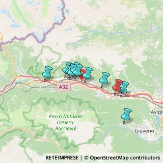 Mappa SS 25 del Moncenisio, 10050 Zoie-vernetto-grangia , Italia (4.98818)