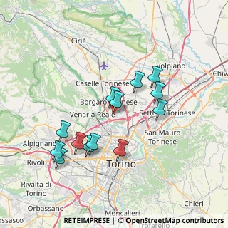 Mappa Strada del Francese, 10156 Torino TO, Italia (6.88385)