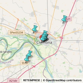 Mappa Via Oscasali, 26100 Cremona CR, Italia (1.94455)