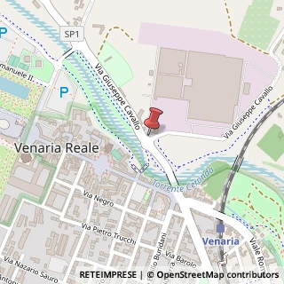 Mappa Via Giuseppe Cavallo, 18, 10078 Venaria Reale, Torino (Piemonte)