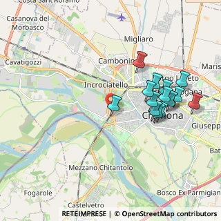 Mappa Via Eridano, 26100 Cremona CR, Italia (1.92067)