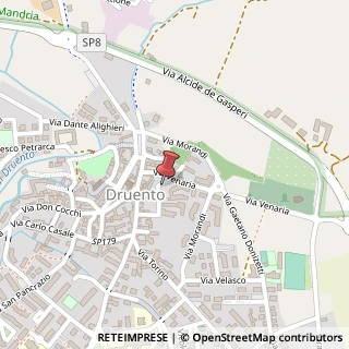 Mappa Via Risorgimento, 22, 10040 Druento, Torino (Piemonte)