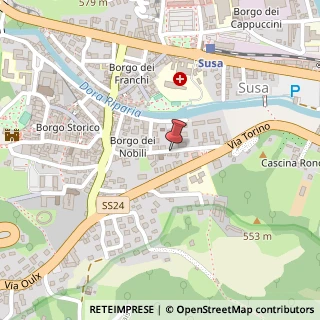 Mappa Via Fratelli Vallero, 48, 10059 Susa, Torino (Piemonte)