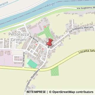 Mappa Via Guglielmo Marconi,  2, 45100 Pettorazza Grimani, Rovigo (Veneto)