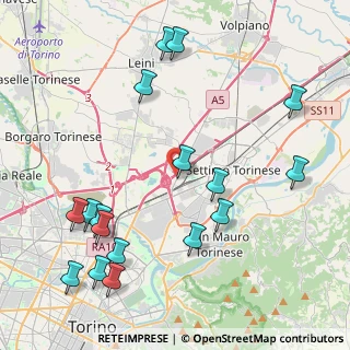 Mappa E64, 10036 Settimo Torinese TO, Italia (5.07235)