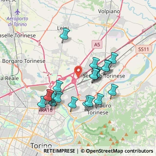 Mappa E64, 10036 Settimo Torinese TO, Italia (3.5715)