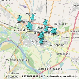 Mappa Via Torriani Janello, 26100 Cremona CR, Italia (1.4375)