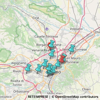 Mappa Strada del Francese, 10071 Borgaro Torinese TO, Italia (7.19462)